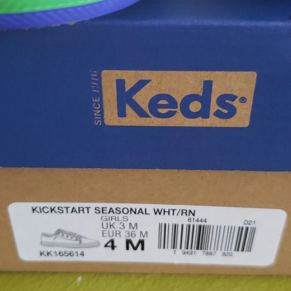 KEDS Кickstart Seasonal WHT/RN sneakers